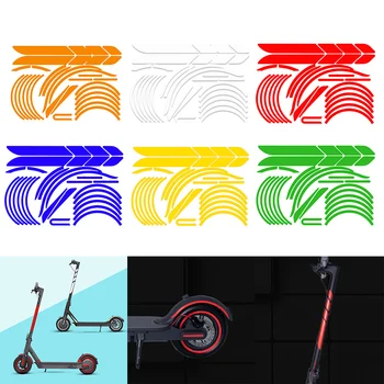 1 Комплект светлоотразителни стикери за електрически скутер 36*28 см, аксесоари за декориране на скутер от PVC за Xiaomi M365, светоотражающая стикер за тяло