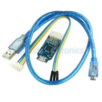 OB ARM Емулатор, дебъгер, програмист, изтегляне Замени V8 SWD за Arduino J-Link кабел Micro USB с 4-контактна джъмпер