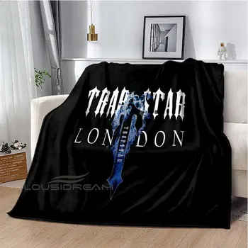Trapstar London Отпечатва Меки и топли одеяла за дневни, спални, легла, мека мебел, подаръци за офис, Фланелен наметала
