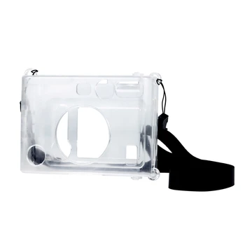 За преносими прозрачна фотоапарат Fujifilm Mini EVO в джоба Прахоустойчив защитен калъф Практични, леки, с каишка 51BE