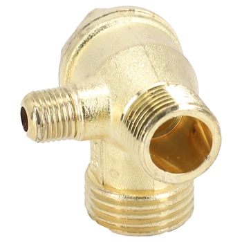 Здрав практичен клапан Gold Свързващи фитинги въздушен компресор работа на смени темата помпи Цинк сплав 42x39 мм
