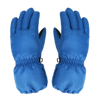 Топъл ски ръкавици, ветроупорен зимни улични ръкавици, спортни ръкавици, нескользящие детски ръкавици без пръсти за момчета и момичета 3-7 години