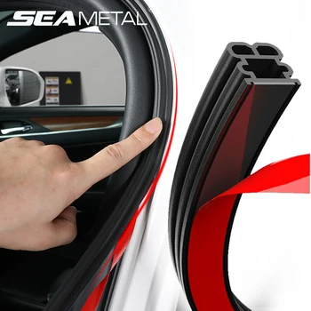 Уплътнението е гумена за вратите на автомобила SEAMETAL, двупластова защитно уплътнение за вратата на колата/капака/ на багажника, звукоизоляционная водоустойчив оборудване запечатване на уплътнението